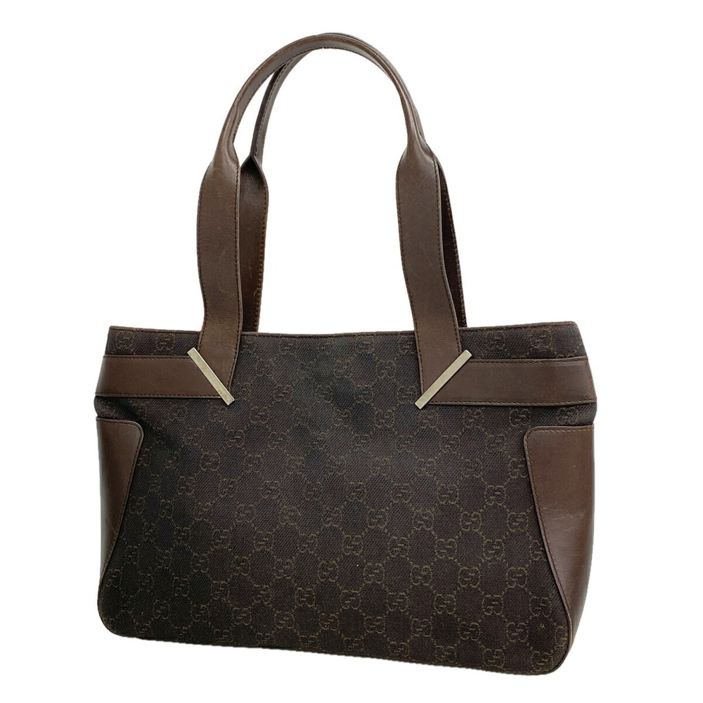 Gucci Tote Bag 73983 Canvas Brown Women's